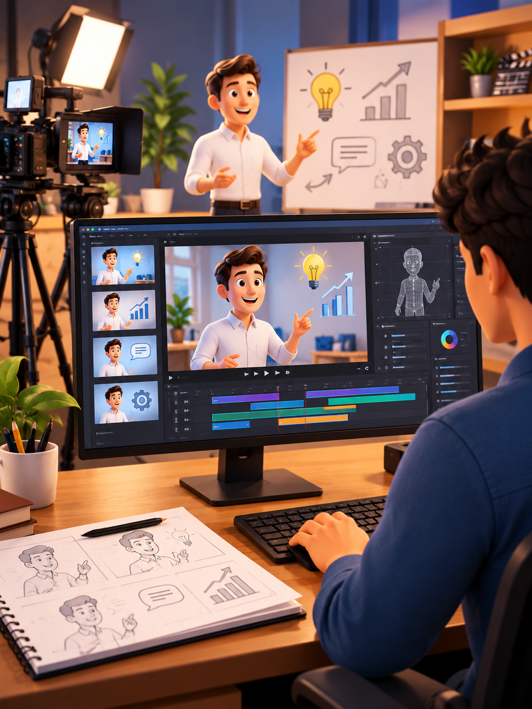 3D explainer video production for products and medical devices