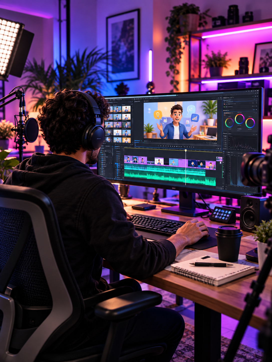 Explainer video agency team in Delhi planning an animated YouTube video