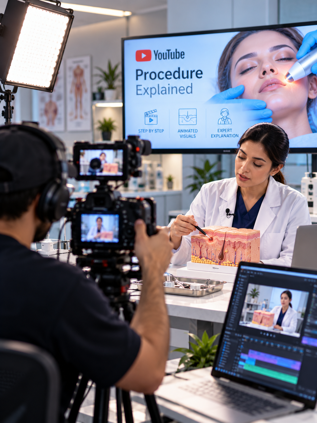 YouTube procedure videos optimisation and publishing