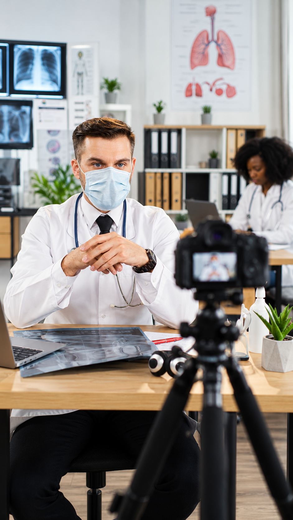 Treatment Reels production company in Delhi filming a medical treatment video